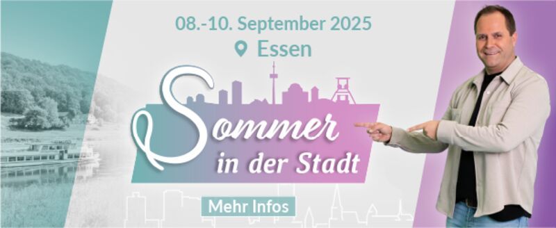 Sommer in der Stadt - sonnenklar.TV lädt nach Essen ein